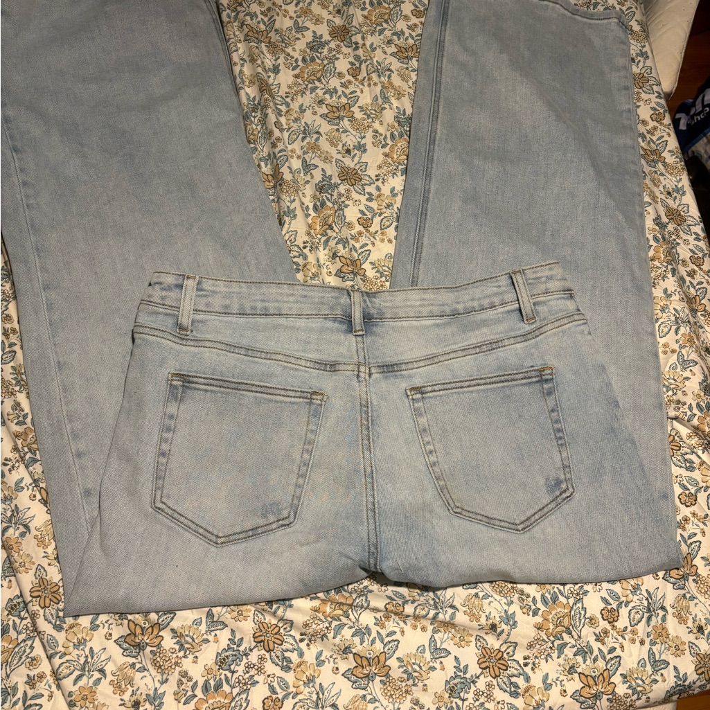 Eero Womens Straight Leg Jeans In Light Blue